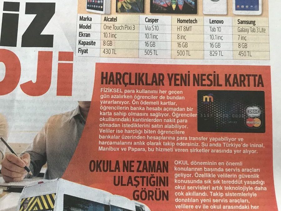 Hurriyet Gazetesi 12.09.2017